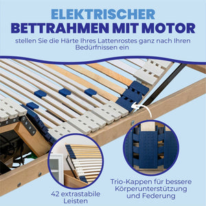 Coemo elektrischer 7-Zonen Lattenrost eRost mit Motor