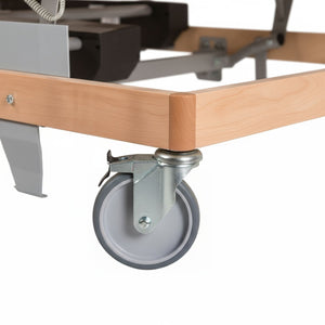 Pflegebett Medical Plus höhenverstellbar mit Motor & Seitengittern - 26 Leisten - Belastbar bis 190 kg