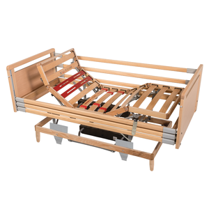 Pflegebett Medical höhenverstellbar mit Seitengittern & Motor - 13 Leisten Belastbar bis 190 kg